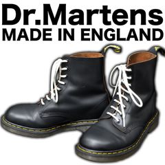 イングランド製 Dr.Martens VINTAGE 1460  8EYE BOOT UK8 復刻 8ホール 茶芯革 レザー ブーツ ドクターマーチン