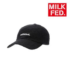 キャップ 帽子 ミルクフェド MILKFED LOGO LACE CAP 103241051005 レディース ハット 黒 ブラック ブランド おしゃれ 可愛い ぼうし ハット 日よけ 紫外線対策 つば付き 調節 サイズフリー シンプル ロゴ レース