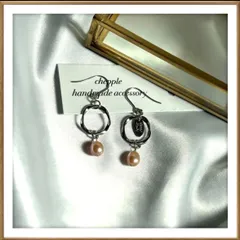 No. 886   淡水パールピアス　淡水イヤリング　ピアス　パールピアス