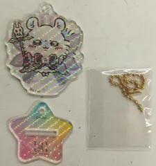 グレイ・パーカー・サービス アクスタにもなるホログラムアクリルキーホルダーコレクション 超まじかるちいかわ モモンガ