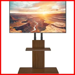 【人気商品】テレビスタンド 壁寄せ tvスタンド tv stand 32~70インチ対応 テレビスタンド Rfiver ロータイプ 耐荷重45kg 12段階高さ調節 左右回転25° VESA100*100~600*400 家用 会社用 木目調