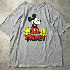 【3XL】オフィシャル ディズニー ミッキーマウスビッグシルエット ビッグサイズ オーバーサイズ ボックスシルエット Y2K ゆるだぼ