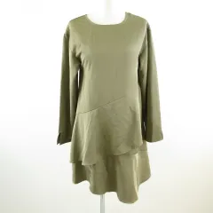 新品＜conte＞クルーネック ニットTシャツ辺見えみり 私のリアルバイ 代表コートと同素材のセットアップ @conte__