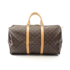 ルイ・ヴィトン LOUIS VUITTON ボストンバッグ キーポル50 モノグラム M41426 PVCコーティングキャンバス レザー キーポル50 ユニセックス Used A