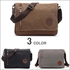 ショルダーバッグ ビジネスバッグ メンズ レディース 斜めがけ 肩掛け 帆布バッグ 大容量 通勤 通学 出張 旅行 軽量 アウトドア tVU8438