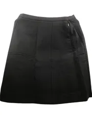 PRADA ダークグレー ウール混スカート 44