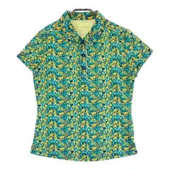 サイズ：40 VIVA HEART ビバハート  半袖ポロシャツ 花柄 イエロー系 [240101503067] ゴルフウェア レディース ストスト