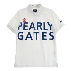 サイズ：4 PEARLY GATES パーリーゲイツ  半袖ポロシャツ  ホワイト系 [240101518785] ゴルフウェア メンズ ストスト