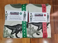 コストコ カークランド トゥイーン パジャマ セット 4P (男の子 ディノ)