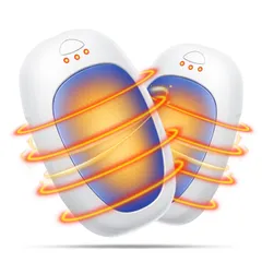 Gabless 充電式カイロ 【新型分離式設計/2個セット】 エコカイロ 両面発熱 3秒急速発熱 3階段温度調節 電気カイロ USB充電式 長時間連続発熱可能 ハンドウォーマー 小型 電気あんか かいろ 超軽量 持ち運びやすい 急速充電 旅行 出張 プレゼント