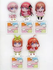 【中古】アクリルスタンド・アクリルパネル 【五等分の花嫁】アクリルスタンド5種セット(ちぃ) C102/もちぷにん