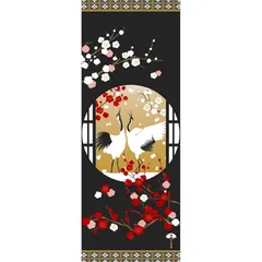 高 品質ホビー・楽器・アート - 掛軸 吉田春景 松竹梅鶴亀 共箱
