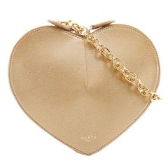 【ALAIA】アライア ハートチェーンバッグ Le Coeur ゴートスキン ゴールド レディース ショルダーバッグ
