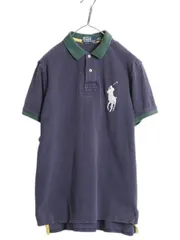 【お得なクーポン配布中!】 ビッグポニー ポロ ラルフローレン 鹿の子 半袖 ポロシャツ メンズ L 半袖シャツ ラガーシャツ タイプ ラグビー カットソー コットン 細身