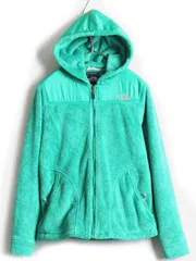 希少サイズ S ■ ノースフェイス 毛長 フリース ナイロン 切替 フード パー