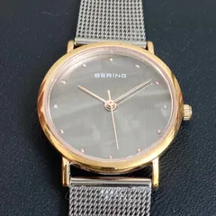 【美品】BERING ベーリング 腕時計 13426-369 シンプル レディース ブラウン アナログのサムネイル