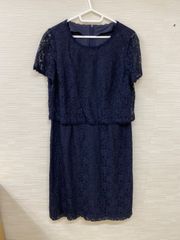A【A4-78】◇Rifa nne    13サイズ　　ワンピース　　紺色
