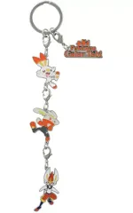 【中古】雑貨 ヒバニー＆ラビフット＆エースバーン 3連メタルチャーム Pokemon GalarTabi 「ポケットモンスター」 ポケモンセンター限定