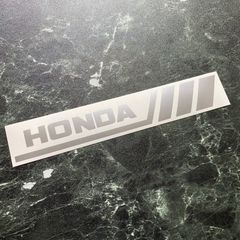 在庫処分セール シルバー HONDAデコライン風カッティングステッカー ホンダ 本田