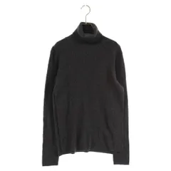 NUMBER (N)INE (ナンバーナイン) 06AW NOIR期 サイドスリット カシミヤハイネック長袖ニット セーター チャコール F06-NK008のサムネイル