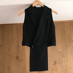 VIVIENNE TAMヴィヴィアンタム 裏地柄 牛革 レザー ロング