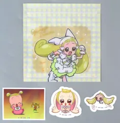 【中古】シール・ステッカー ハナちゃん ジッパーバッグ付きステッカーセット 「一番くじ おジャ魔女どれみ Sweet magical surprise!」 G賞