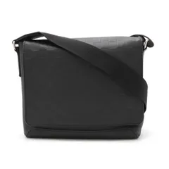 ルイヴィトン ダミエアンフィニ ショルダーバッグ ディストリクト　黒　斜め掛け LOUIS VUITTON ルイヴィトン ダミエ アンフィニ ディストリクト