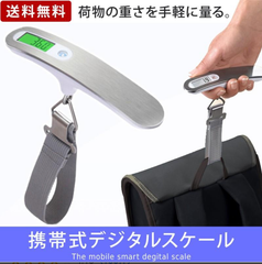 デジタルスケール トラベルスケール 旅行 釣り吊り下げ 測り スーツケース