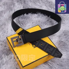 FENDI フェンディ 両面小牛革ベルト01-1
