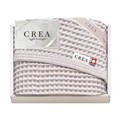 CREA×今治ワッフルソフト バスタオル パープル 57×120cm B1115620