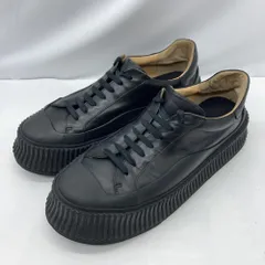 【中古】JILL SANDER SMOOTH LEATHER SNEAKER 43 ブラック J132535 ジルサンダー[19]のサムネイル