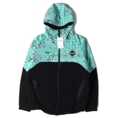 新品 F.C.Real Bristol エフシーレアルブリストル パーカー サイズ:L ペイズリー 切替 ベンチレーション フーディー VENTILATION HOODIE FCRB-230029 23SS バンダナ トップス ブラック ミントグリーンのサムネイル