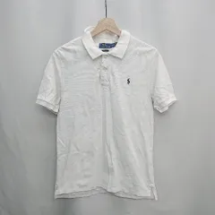 ◇ ⊂ POLO RALPH LAUREN ポロ ラルフローレン 半袖 ポロシャツ サイズL ホワイト系 メンズ E  【1502180081682】