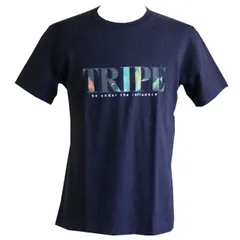 【送料無料匿名発送対応！】Trap/u（トラップユー）プリントクルーネック半袖Tシャツ ブラック 黒色　TRIPE be under the influence be under the influence