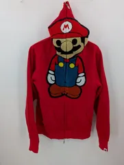 A BATHING APE マリオ　コラボブリキ缶 Yahoo!オークション -「エイプ マリオ」(ファッション) の落札