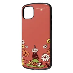 イングレム iPhone 14 Plus ケース ムーミン 耐衝撃 ケース MiA/リトル ミイ ＆ お花