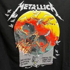新品 メタリカ METALLICA バンドTシャツ ミュージックTシャツ ロックTシャツ バンティー ブラック