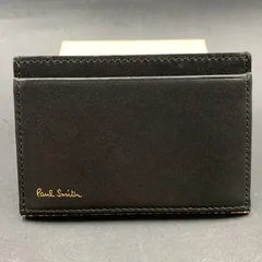65 美品 Paul Smith ポールスミス PSC751 レザー 牛革 パスケース カードケース 定期入れ ブラック