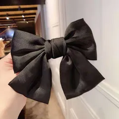 ■ヘアアクセサリー　ヘアゴム　大きめリボン　韓国ファッション