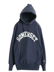 【お得なクーポン配布中!】 90s USA製 ★ チャンピオン リバースウィーブ カレッジ プリント スウェット パーカー メンズ L オールド トレーナー 裏起毛 プルオーバー