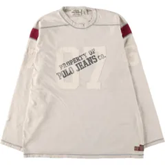 古着 00年代 ラルフローレン Ralph Lauren POLO JEANS COMPANY フットボールTシャツ メンズL相当/eaa580620