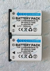 【新品】オリンパス Li-42B Li-40B ニコン EN-EL10 富士フィルム NP-45 コダック KLIC-7006 ペンタックス D-LI63 互換電池パック 残量表示 純正充電器対応 3.7V 1500mAh お得な２個セット