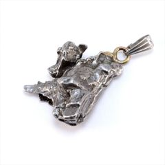 カンポデルシエロ 隕石 9.1g 鉄隕石 原石 ネックレス ペンダント トップ アクセサリー P2518