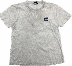 USA製 ☆ THE NORTH FACE シンプル定番◎ 両面プリント◎ グレー Tシャツ M 登山 アウトドア キャンプ タウンユース ノースフェイス■DA222