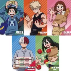 【中古】キャラカード 全5種セット AR機能付きイラストカード 「僕のヒーローアカデミア ヒーローズホリディフェア in アニメイト」 対象商品購入特典