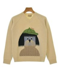 美品☆XLサイズ GUCCI グッチ レインボー ニット セーター ロゴ 総柄