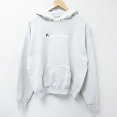 L/古着 フルーツオブザルーム 長袖 スウェット パーカー メンズ 90s tree line 薄グレー 霜降り 25apr12 中古 スエット トレーナー トップ