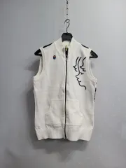 早い者勝ち！CASTELBAJAC ノースリーブベスト CASTELBAJAC カステルバジャック ダウンベスト 黒・白・赤M・L