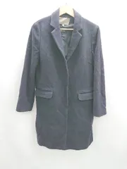 ◇ ⊇ UNITED ARROWS ユナイテッドアローズ ウール系 長袖 コート サイズ40 ネイビー レディース メンズ E  【1501160023964】