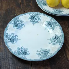 longwy russe ロンウィー　アンティークディナープレート　5枚セット longwy russe ロンウィー アンティークディナープレート 5枚